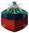 A tablet with growth charts and analytics, showing career prospects in the maritime industry